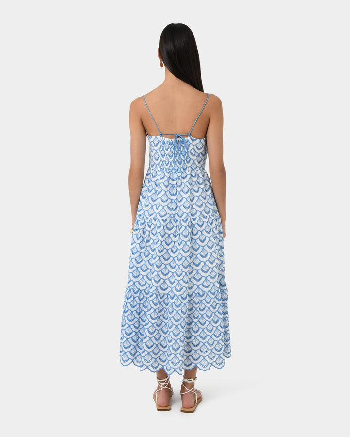 Embroidered Maxi Dress for Women
