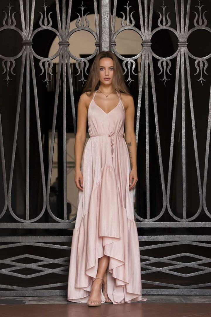 Women’s Sleeveless Halter Dress