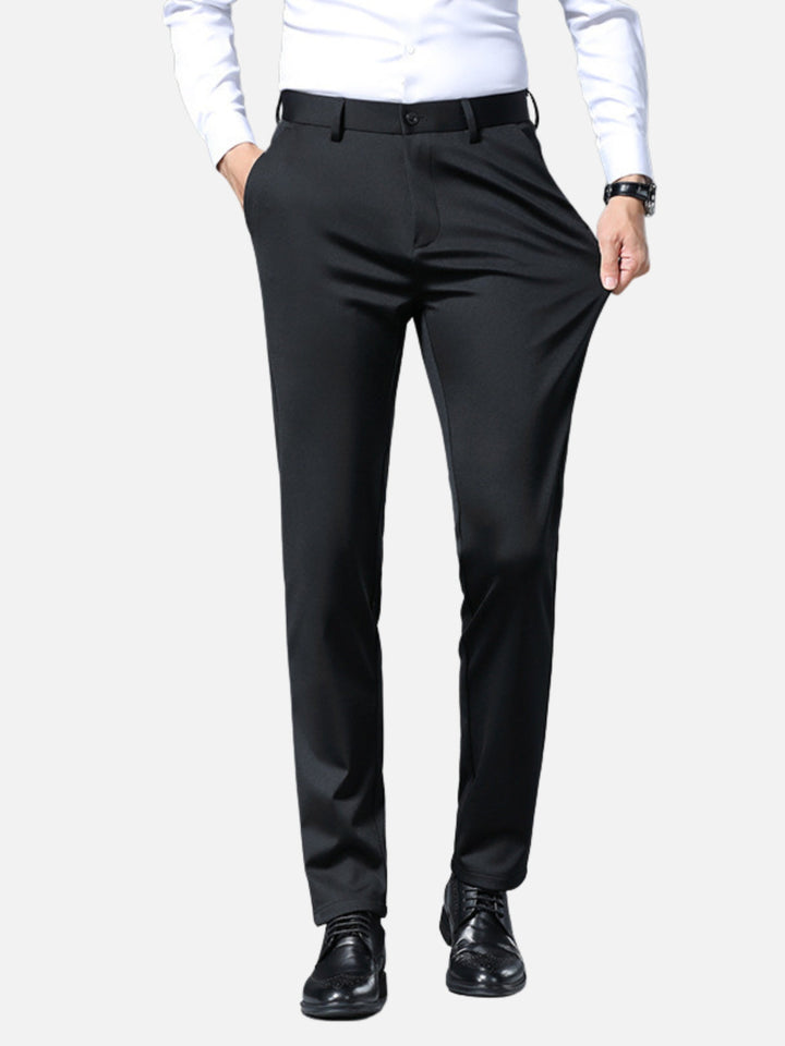 Men's Pants with Side Pockets and Belt Loops