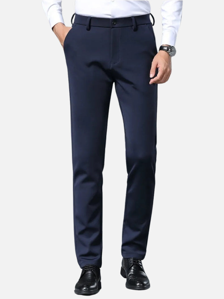 Men's Pants with Side Pockets and Belt Loops