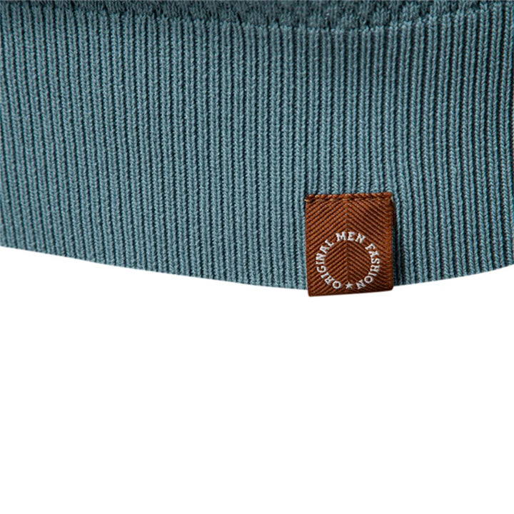 Men’s Polo Shirt with Short Sleeves and V-Notch Collar