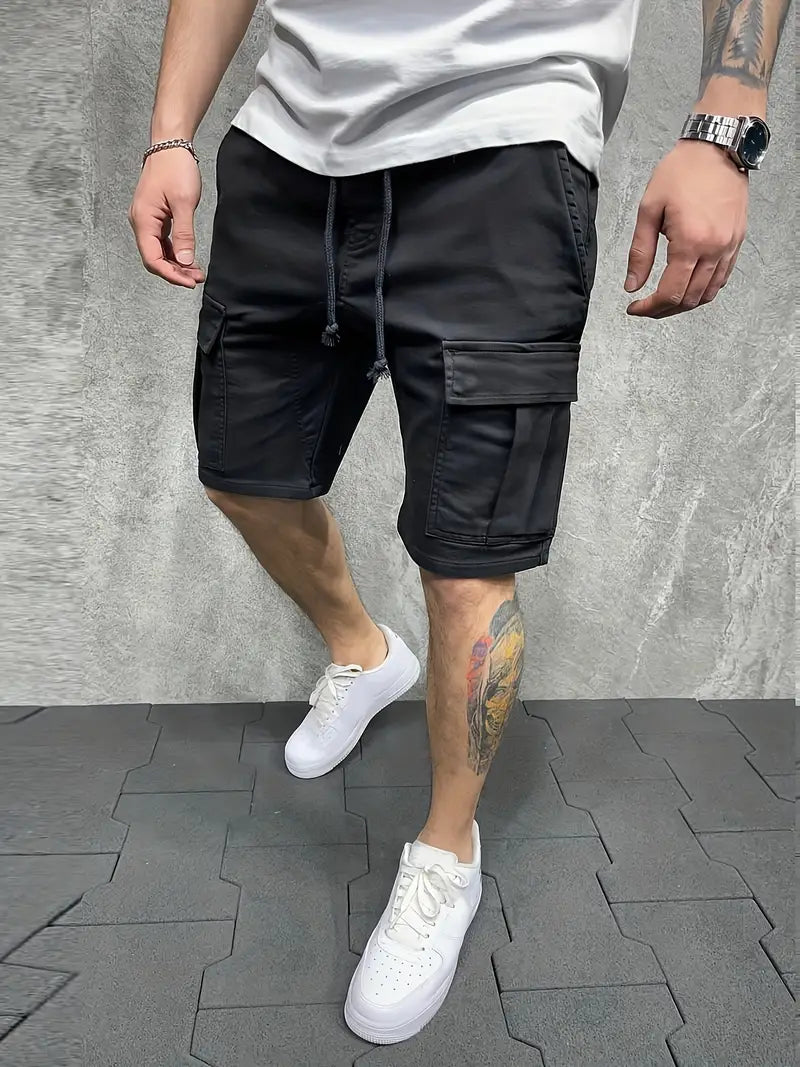 Men’s Shorts with Drawstring and Side Pockets