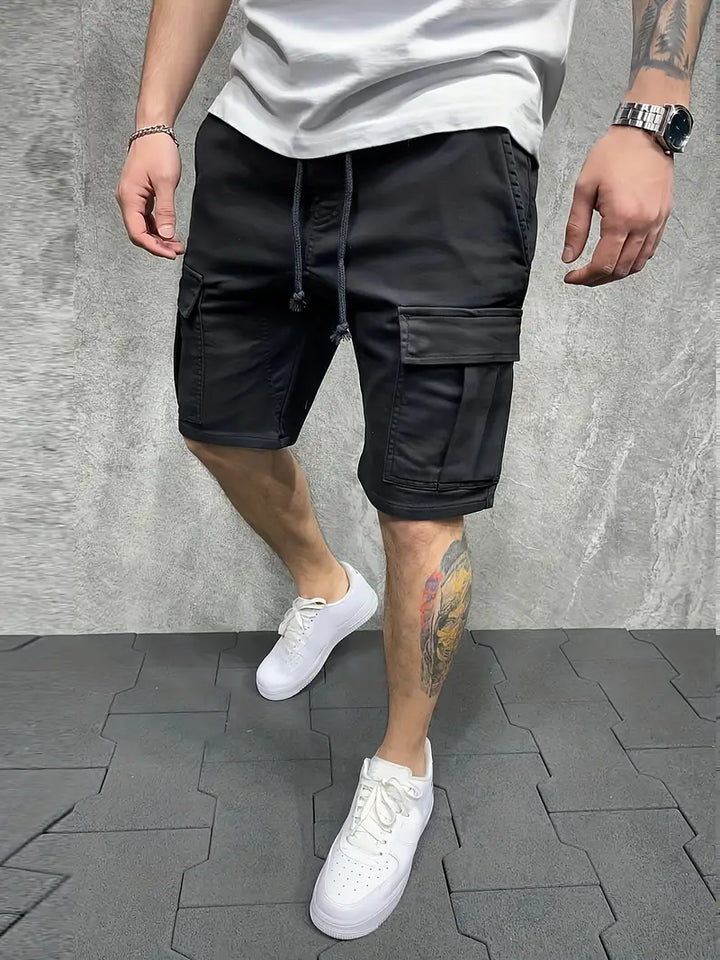 Men’s Shorts with Drawstring and Side Pockets