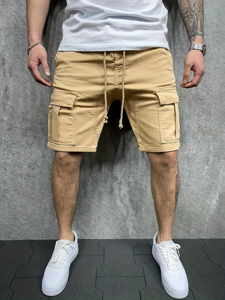 Men’s Shorts with Drawstring and Side Pockets