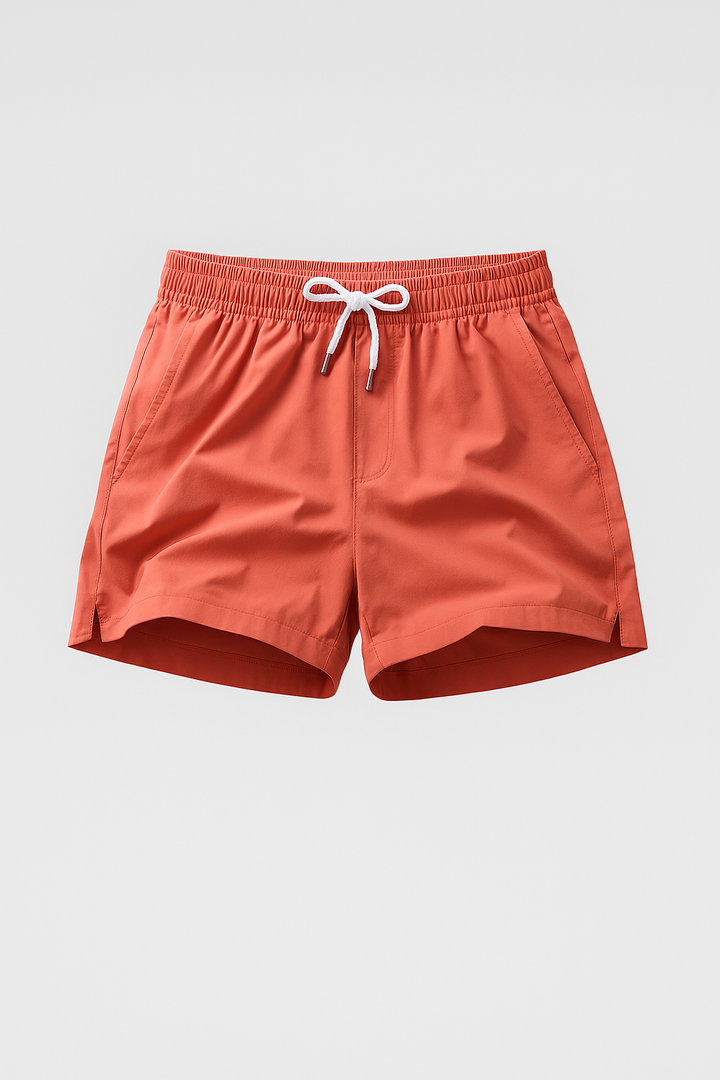 Men's Shorts with Drawstring Waist and Side Pockets