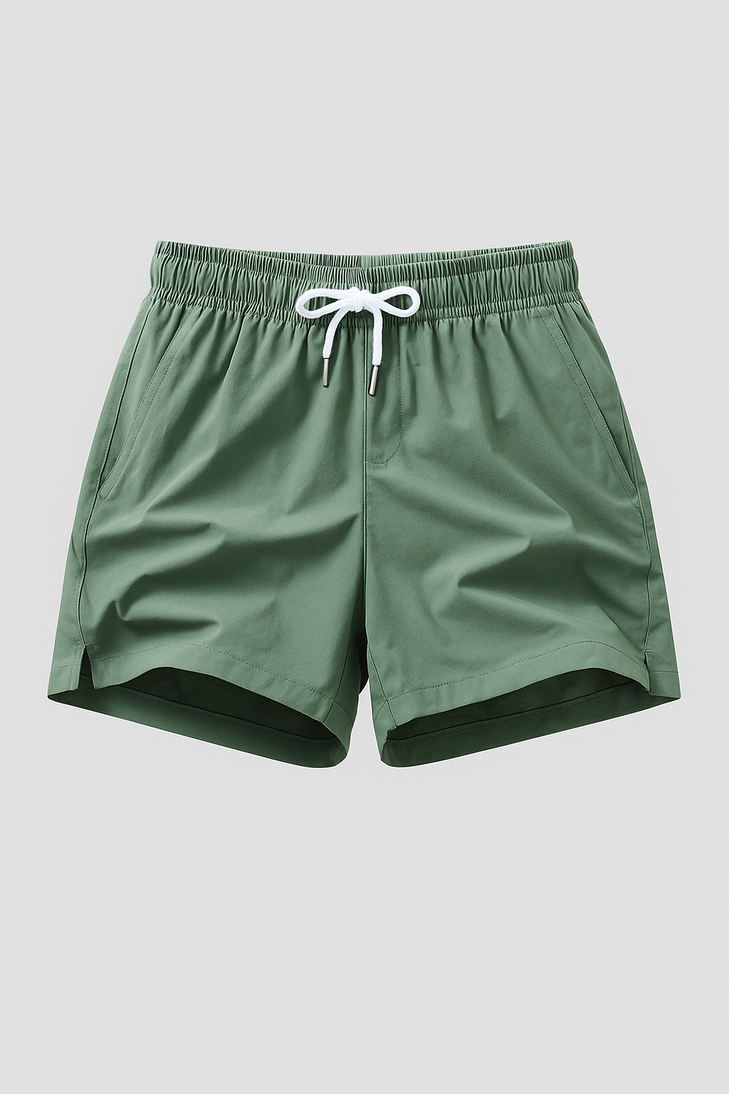 Men's Shorts with Drawstring Waist and Side Pockets