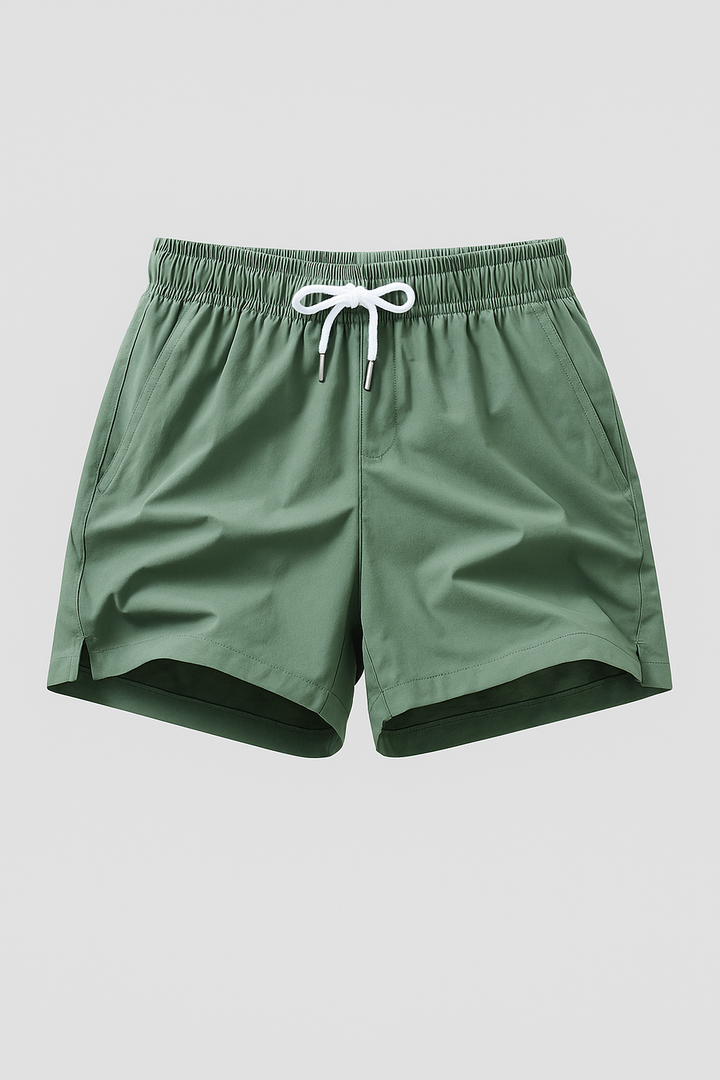 Men's Shorts with Drawstring Waist and Side Pockets
