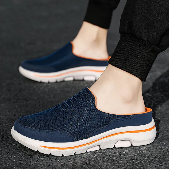 Men’s Slip On Sandals with Rounded and Closed-Toe