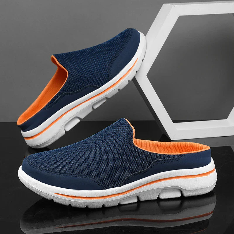 Men’s Slip On Sandals with Rounded and Closed-Toe