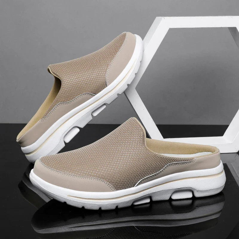 Men’s Slip On Sandals with Rounded and Closed-Toe