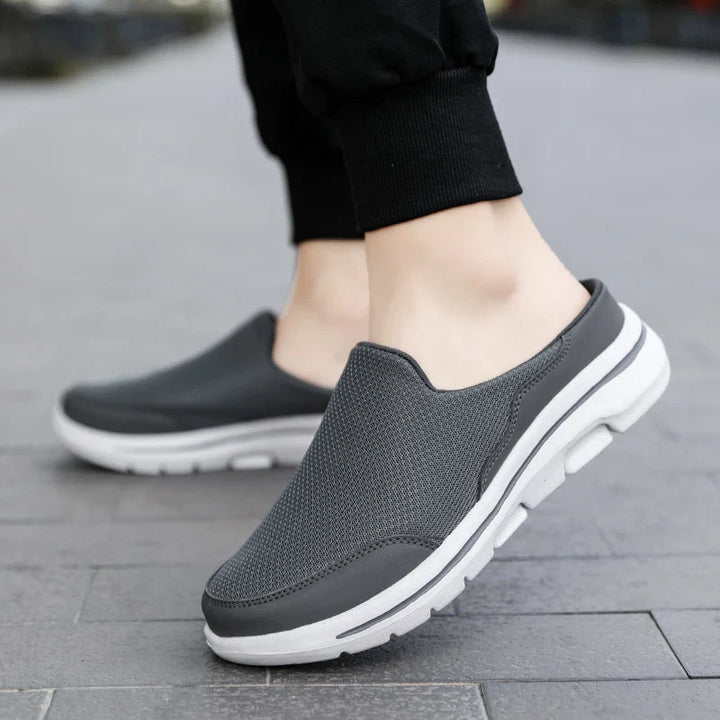 Men’s Slip On Sandals with Rounded and Closed-Toe