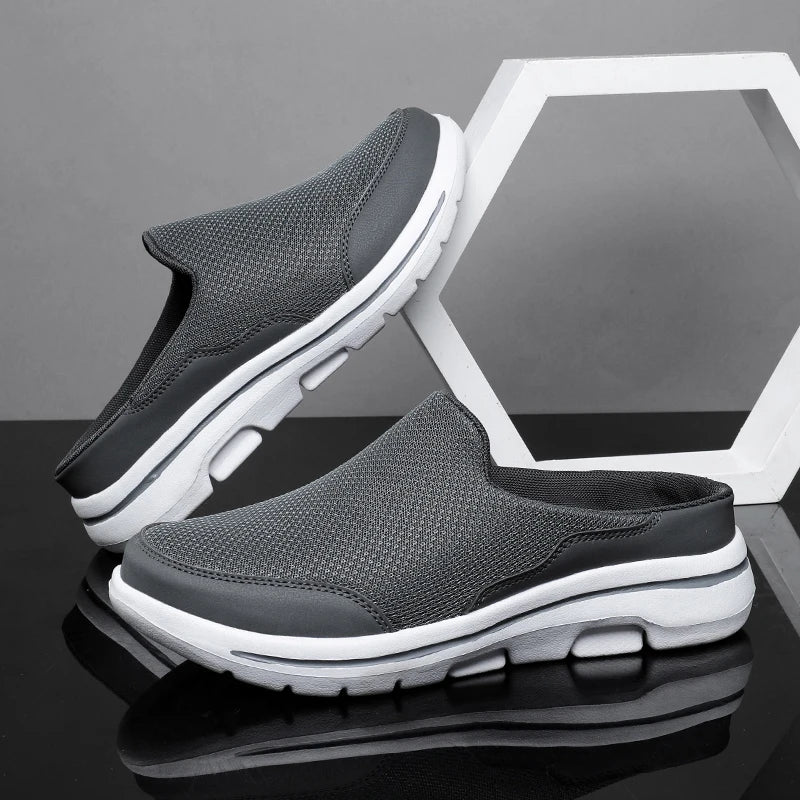 Men’s Slip On Sandals with Rounded and Closed-Toe