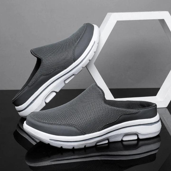 Men’s Slip On Sandals with Rounded and Closed-Toe