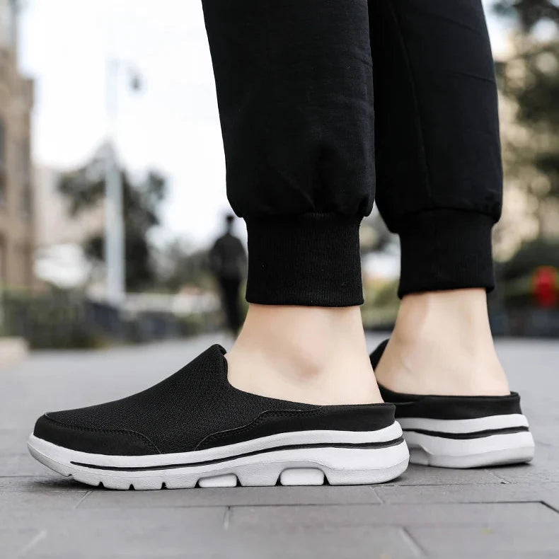 Men’s Slip On Sandals with Rounded and Closed-Toe