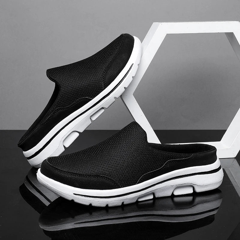 Men’s Slip On Sandals with Rounded and Closed-Toe