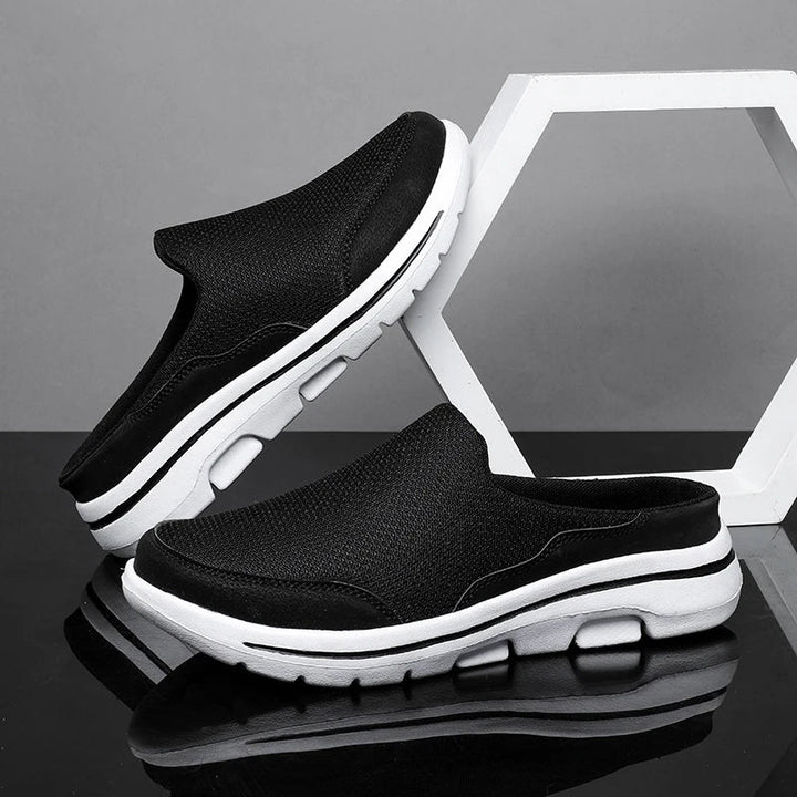 Men’s Slip On Sandals with Rounded and Closed-Toe