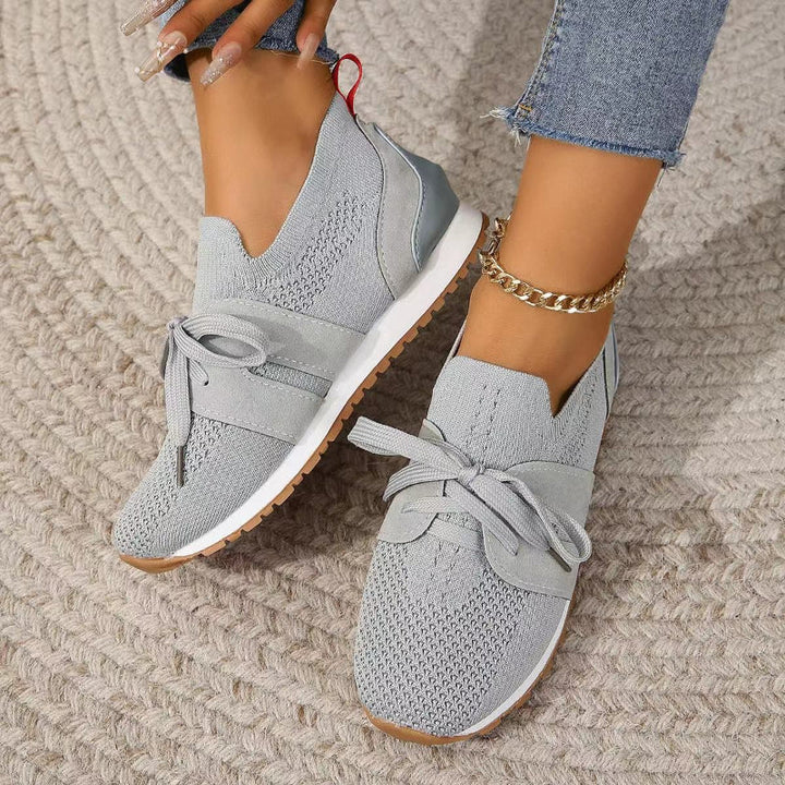 Women's Slip-On Shoes with a Closed Heel and a Back Loop