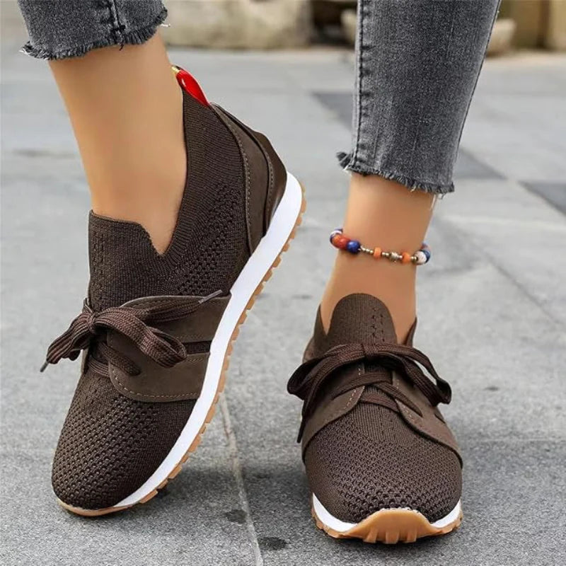 Women's Slip-On Shoes with a Closed Heel and a Back Loop