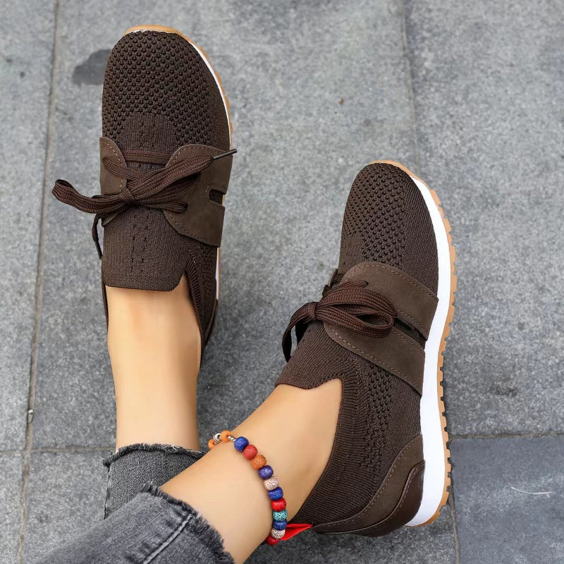 Women's Slip-On Shoes with a Closed Heel and a Back Loop