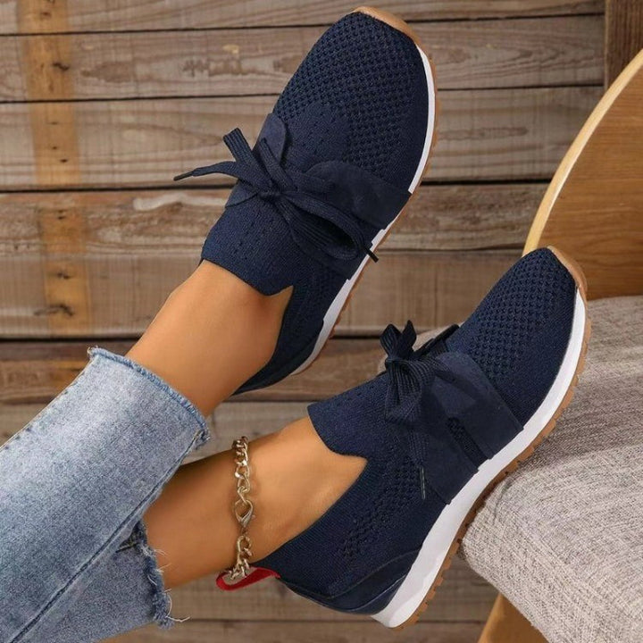 Women's Slip-On Shoes with a Closed Heel and a Back Loop