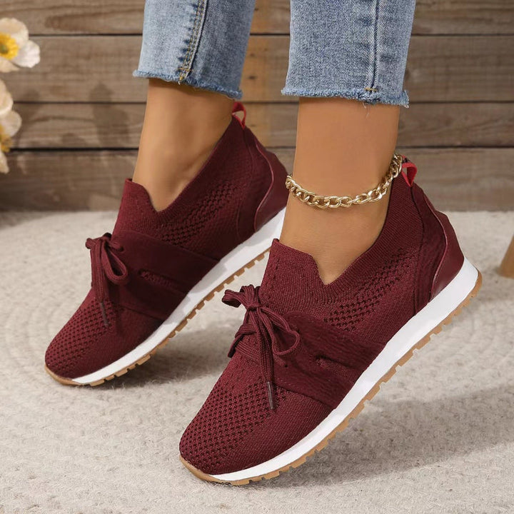 Women's Slip-On Shoes with a Closed Heel and a Back Loop